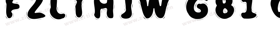 FZLTHJW GB1 0字体转换